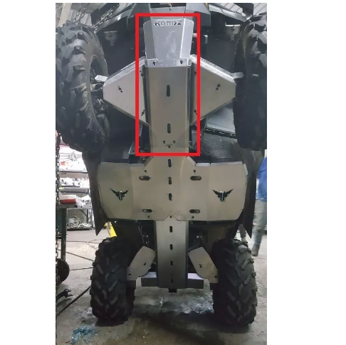 PEÇA FRONTAL SKID PLATE OUTLANDER 1000 ATÉ 2018