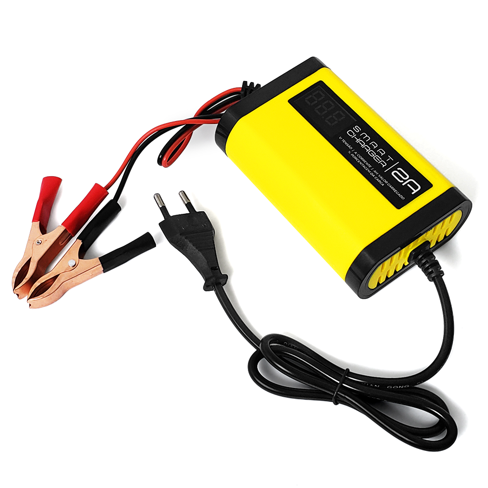 CARREGADOR DE BATERIA AUTOMOTIVO SMART CHARGER 2AH BIVOLT 12V 35W