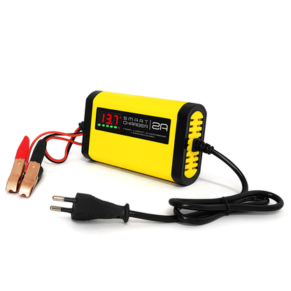 CARREGADOR DE BATERIA AUTOMOTIVO SMART CHARGER 2AH BIVOLT 12V 35W