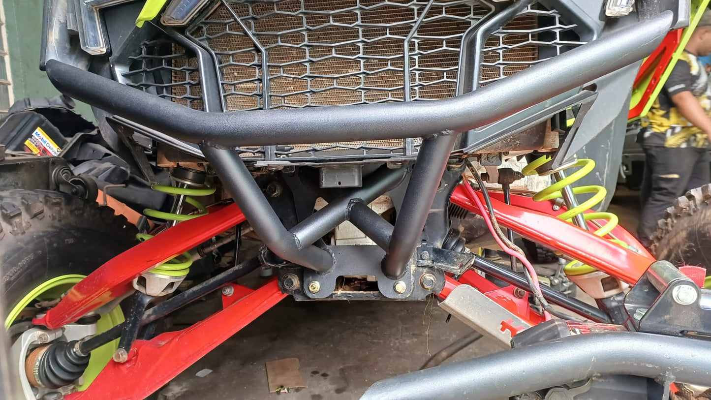 PARA-CHOQUE DIANTEIRO RACING p/ POLARIS RZR PRO R / TURBO R