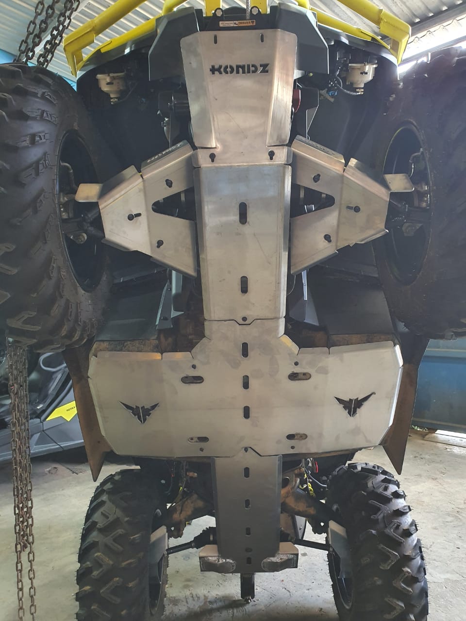 KIT SKID PLATE OUTLANDER 800/1000 COMPLETO 2019/2023